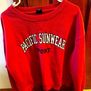 PACSUN red sweatshirt